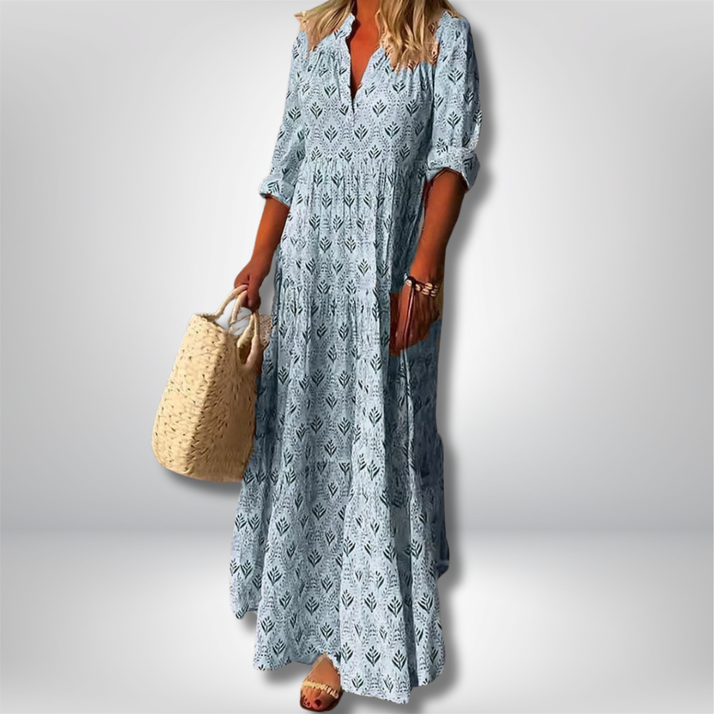 Taila - Elegant linen maxi dress