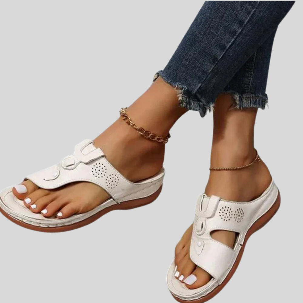 Women’s Trendy Slip-On Sandals - Lightweight, Summer | Comfortable casual fit with durable sole, perfect for everyday and beachwear