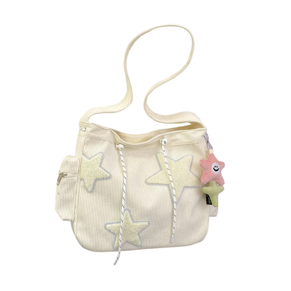 Shiny bag with stars