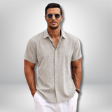 Hayden - Short - Sleeved Linen Shirt