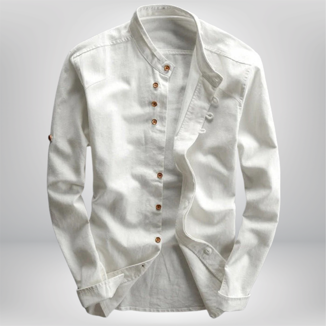 Samuel - Trendy Linen Shirt