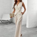 Aveline Poise – Sleeveless Tailored Set