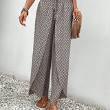 Juana - Women's Pants with Geometric Print