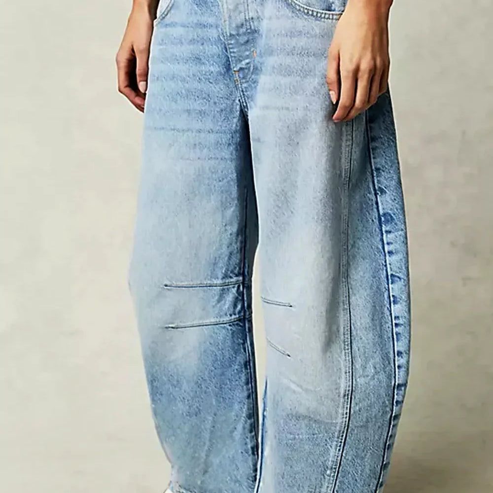 Sable Rush – Leopard Print Wide-Leg Jeans