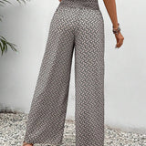 Juana - Women's Pants with Geometric Print