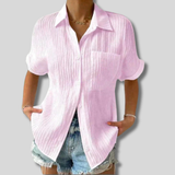 Francesca - Ladies casual polo shirt with short sleeves