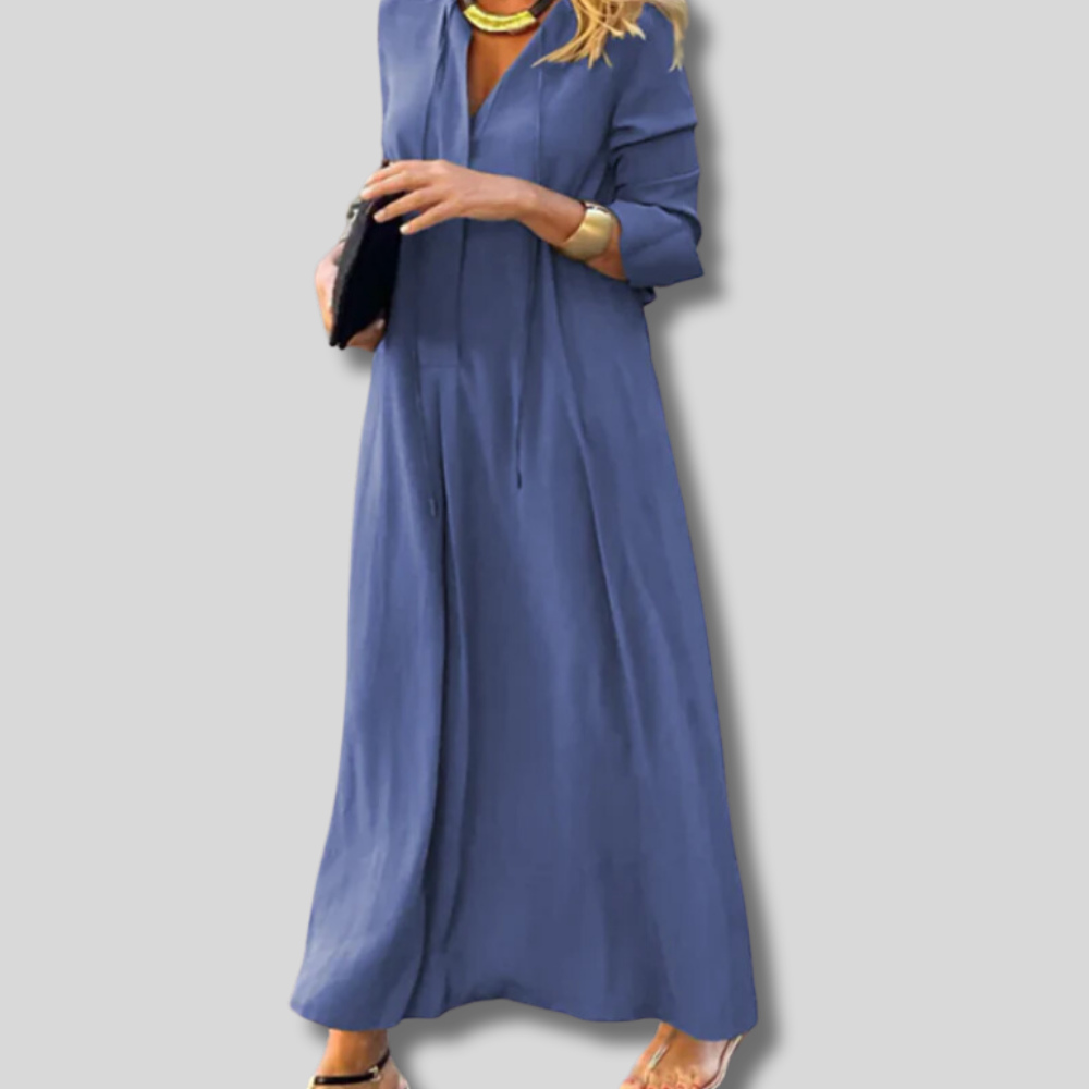 Clara - Women's Comfortable loose fit maxi dress