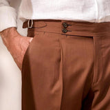 Benjamin - Beige Linen Trousers