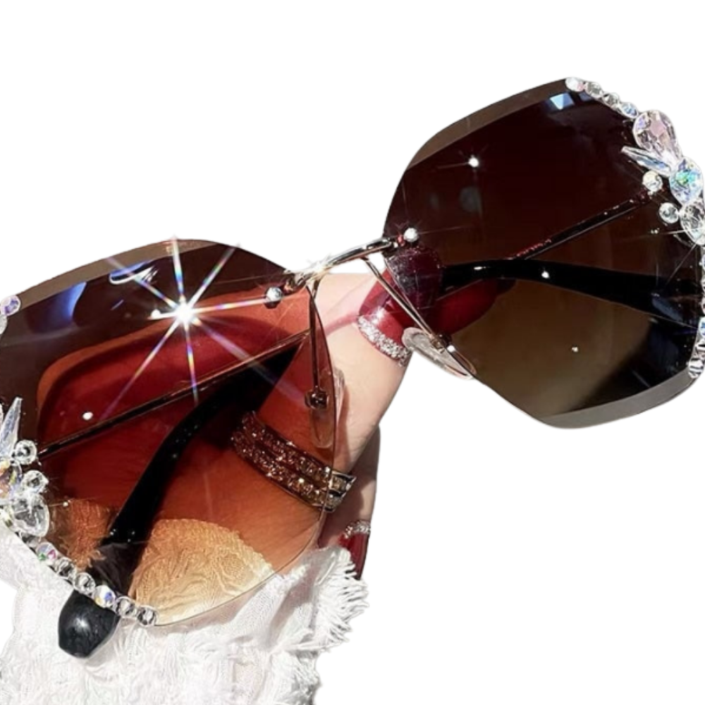 Luxury Crystal Sunglasses for women