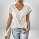 Sophie l Casual Top with Short Sleeves