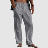 Adam - Linen beach trousers for men, loose fit