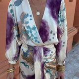 Monet Dreams – Watercolour Wrap Dress