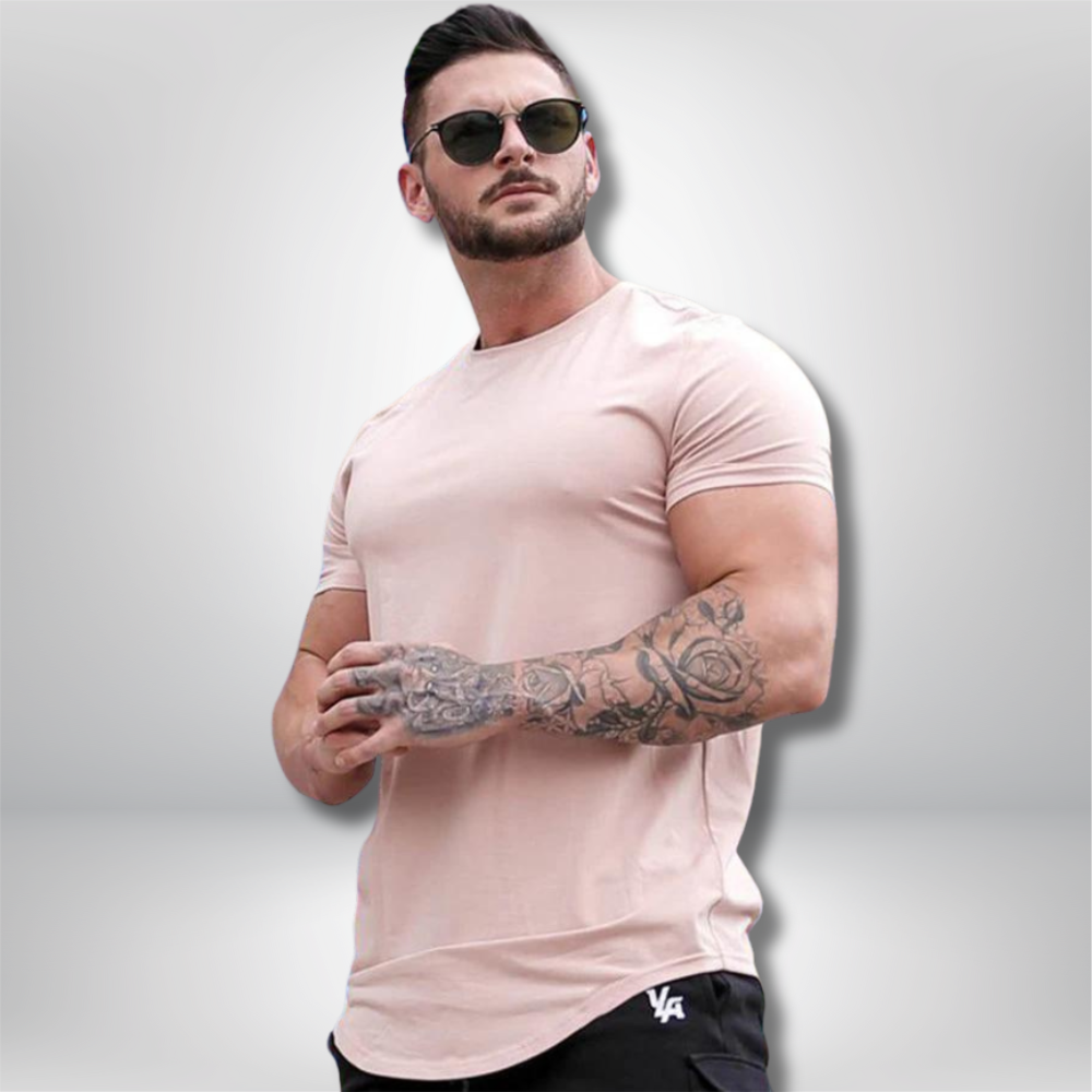 Jake - Elastic Slim Fit T-shirt