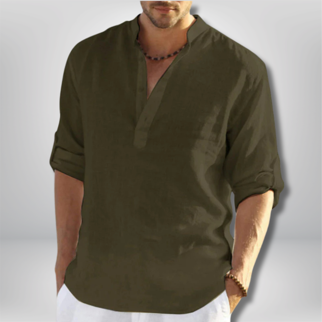 Lachlan - Summer Shirt with Long Sleeves