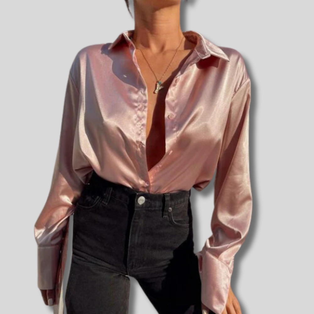 Annelies - Summer blouses for women with crossed back neckline