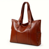 Women's Fashion Solid Color Tote Bag