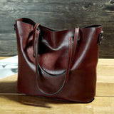 Vintage Leather Shoulder Handbag