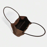 ALDA - Suede Tote Bag With Pouch