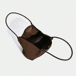 ALDA - Suede Tote Bag With Pouch