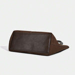 ALDA - Suede Tote Bag With Pouch