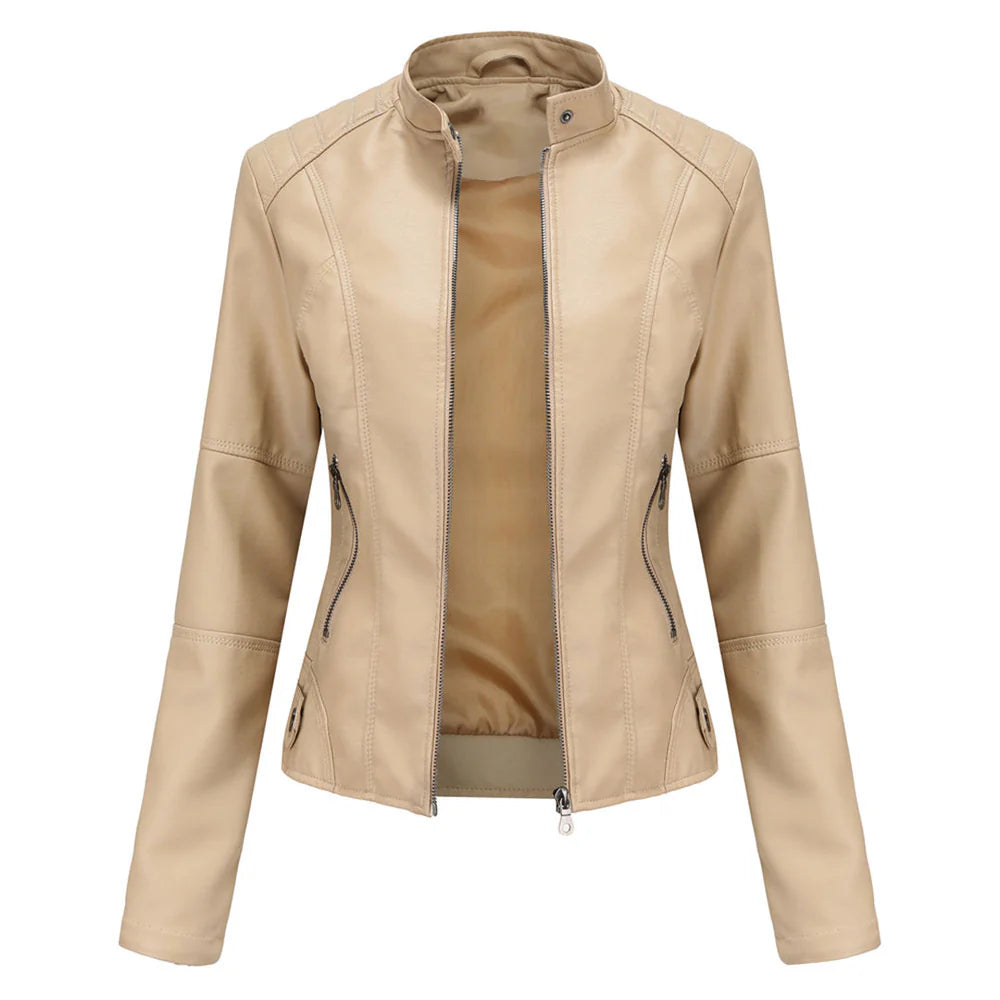 Rebel Spirit – Cropped Leather Jacket