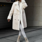 Frost Luxe – Shearling Trench Coat