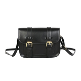 Retro Inspired Bag with Double Buckle and Luxury Finish