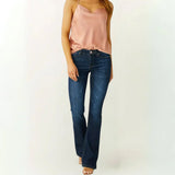 Elyse Dusk – Fitted Flare Jeans