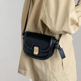 Crossbody bag with flap