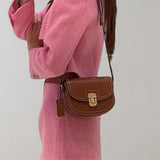 Crossbody bag with flap