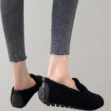 Wanja - Soft plush women's loafers