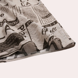 Davie - Modern men's shirt with newspaper print