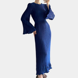 Chiara - Women's elegant pleated maxi dress