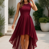 Midnight Waltz – Lace Bodice High-Low Dress