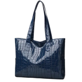 Chic Crocodile-Embossed Tote Bag For Women