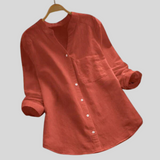 Zahra - Casual shirt in linen and cotton