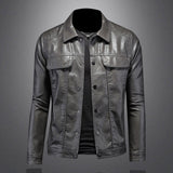 Giles - Leather biker jacket