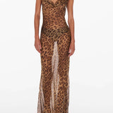 Lucent Wild – Cowl Neck Evening Dress