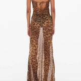 Lucent Wild – Cowl Neck Evening Dress