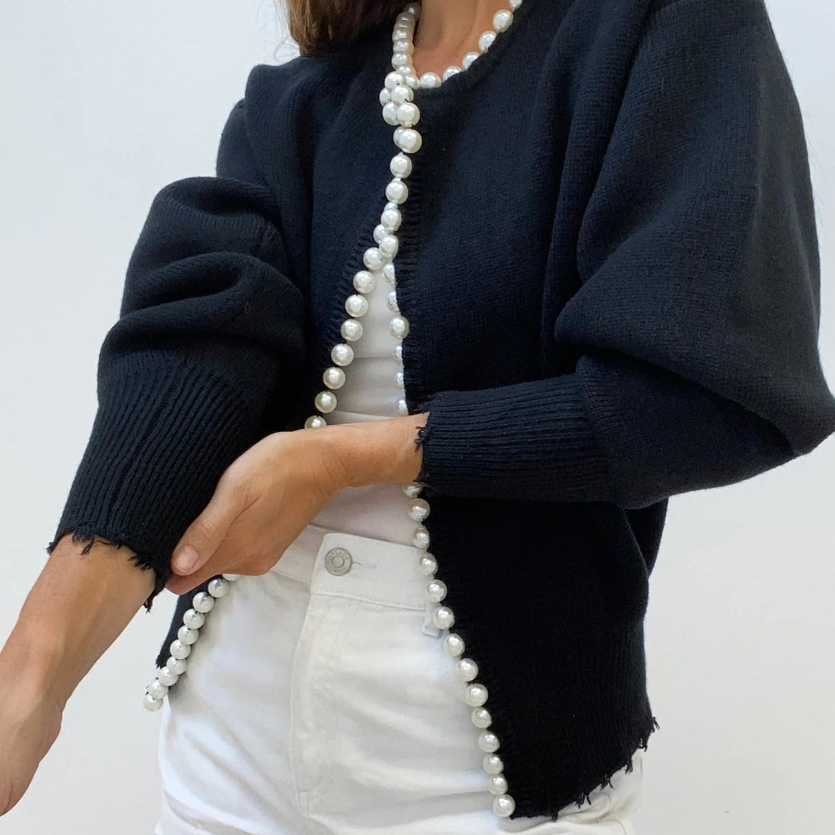 Alba – Pearl Framed Knitwear