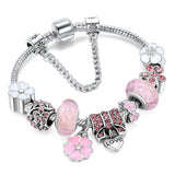 Stylish Bracelet with Vintage Inspired Charms