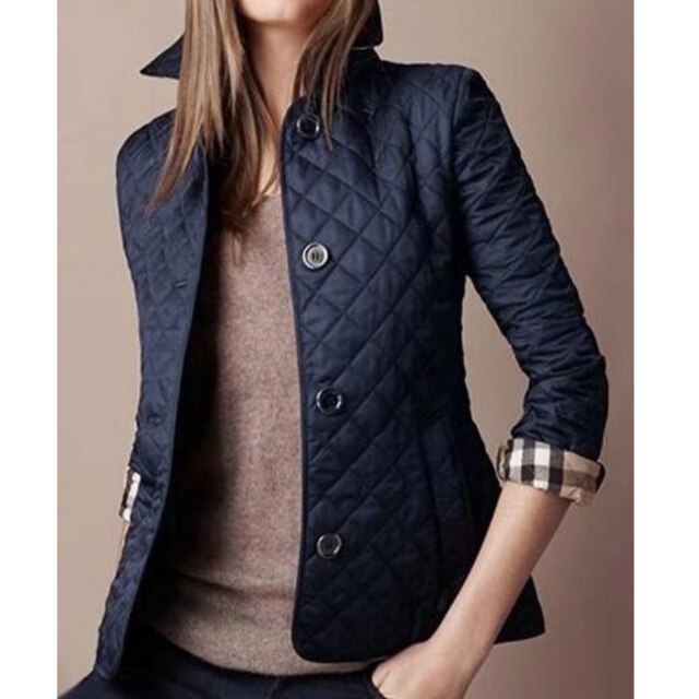 Cheryl Curve – Quilted Button Jacket