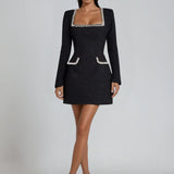 Ivonne Pearl – Tweed Mini Dress