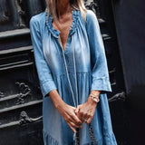 Choe - Comfortable Denim Maxi Dress