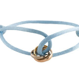 Rope Bracelet with Colored Rings for a Stylish Touch