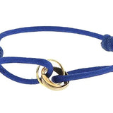 Rope Bracelet with Colored Rings for a Stylish Touch