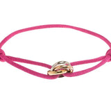 Rope Bracelet with Colored Rings for a Stylish Touch