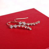 Nerina - Ear climber with crystal embellishments