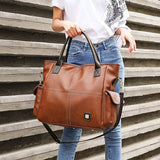 Large tote bag in luxury material