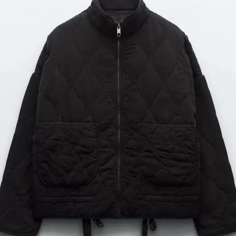 Urban Shield – Oversized Quilted Jacket